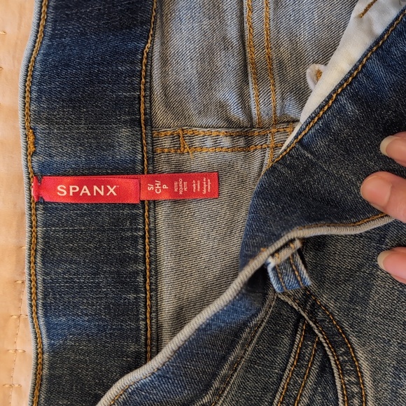 SPANX Wide Leg Denim Jeans - Picture 3 of 4